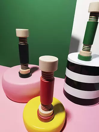 ALESSI | Salz- / Pfeffermühle 25cm Schwarz / Natur | 